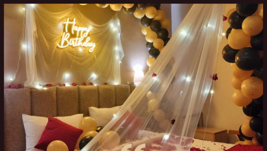Romantic Room Decoration with Stay